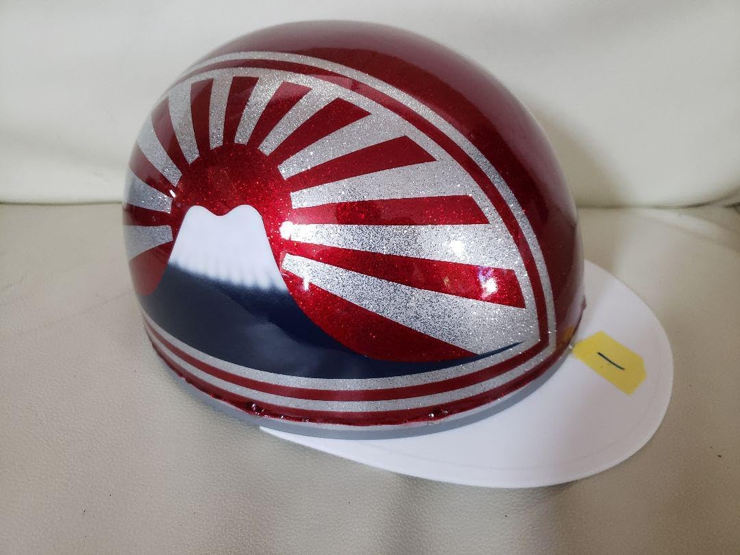 日章カラーヘルメット/立花半サイズコルク コルク半 立花タイプ 富士日章